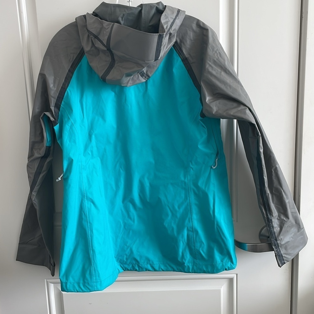 NWT Columbia Women’s Teal & Gray Outdry Extreme Hybrid Jacket - Size Large - Picture 5 of 10